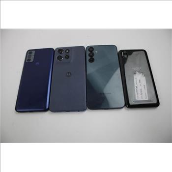 Cell Phone Lot, 4 Pieces, Sold For Parts