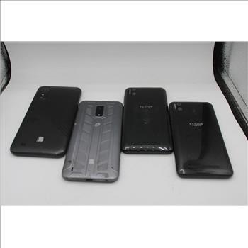 Cell Phone Lot, 4 Pieces, Sold For Parts