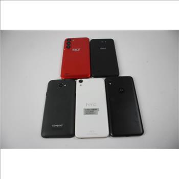 Cell Phone Lot, 5 Pieces,
