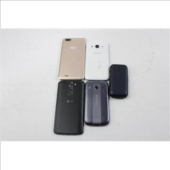 Cell Phone Lot, 5 Pieces