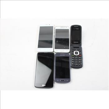 Cell Phone Lot, 5 Pieces
