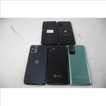 Cell Phone Lot, 5 Pieces, Sold For Parts