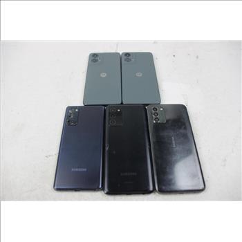 Cell Phone Lot, 5 Pieces, Sold For Parts