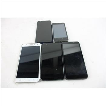 Cell Phone Lot,  5 Pieces, Sold For Parts