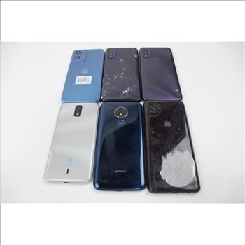 Cell Phone Lot, 6 Pieces, Sold For Parts