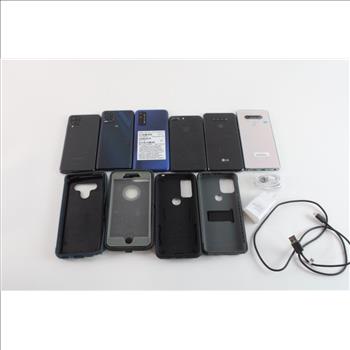 Cell Phone Lot, 6 Pieces, Sold For Parts