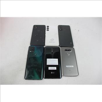 Cell Phone Lot, 6 Pieces, Sold For Parts