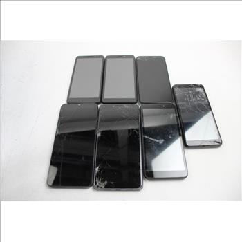 Cell Phone Lot, 7 Pieces, Sold For Parts