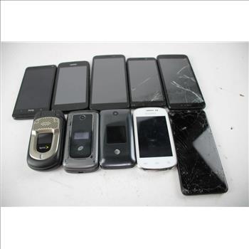 Cell Phone Lot, Sold For Parts