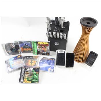 Cellphones, Knife Set, And More, 15+ Pieces