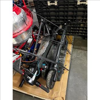 Cement Mixer, Electric Push Scooters And More