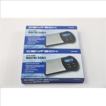 Cen-Tech 1000 Gram Digital Scale, 2 Pieces