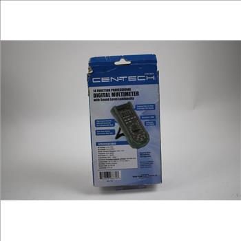 Cen-Tech 14-Function Digital Multimeter With Sound Level Luminosity