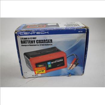 CenTech Digital Automotive Battery Analyzer, Battery Charger, 2 Pieces