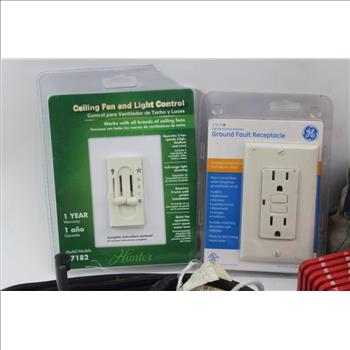 Cen-tech Digital Multimeter, Commercial Electric Battery Tester, Milwaukee Universal Charger, Husky Metric Hex Keys, Hand Tools,