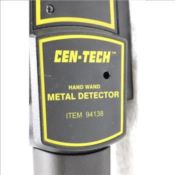 Cen-Tech Hand Wand Metal Detector