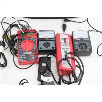 Cen-Tech Meter, RadioShack Battery Tester, Voltage Tester & More, 5+ Pieces