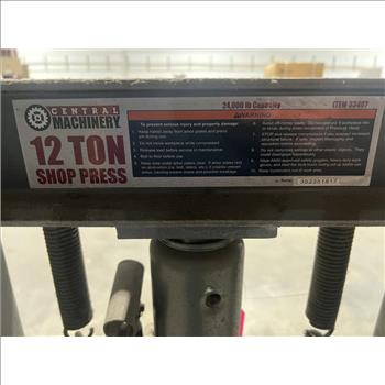 Central Machinery Tool Press