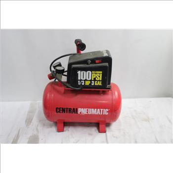 Central Pneumatic 100 Maximum PSI 3 Gal