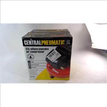 Central Pneumatic 3 Gal Oilless Pancake Air Compressor
