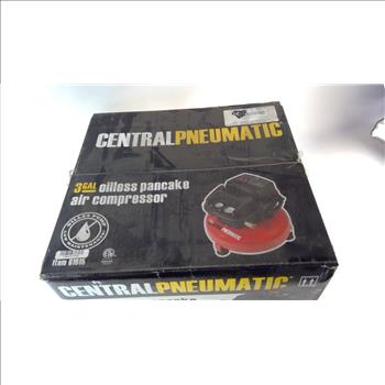 Central Pneumatic 3 Gal Oilless Pancake Air Compressor