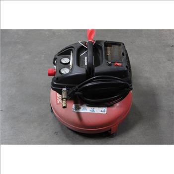 Central Pneumatic 3 Gallon 1/3 HP 100 PSI Oil-Free Pancake Air Compressor