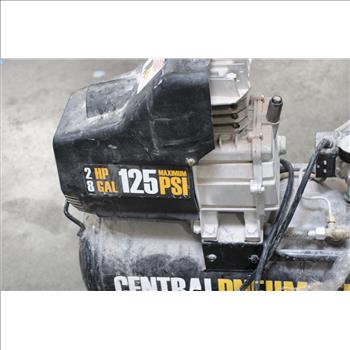 Central Pneumatic 8 Gallon Rolling Air Compressor