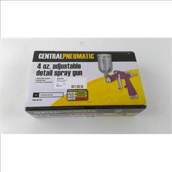 Central Pneumatic Adjustable Detail Spray Gun