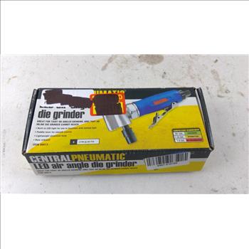 Central Pneumatic LED Air Angle Die Grinder