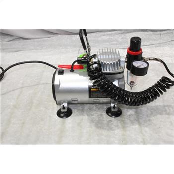 Central Pneumatic Oilless Airbrush Compressor