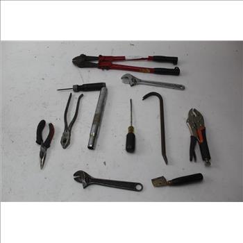 Central Pneumatic Paint Spray Gun, Pliers, Bolt Cutters, & More; 10+ Pieces
