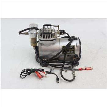 Central Pneumatic Professional 95630 Mini Air Compressor With Air Brush