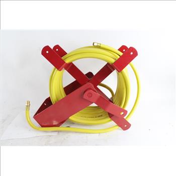 Central Pneumatic Steel Air Hose Reel WIth 3/8 Hose
