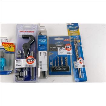 Century Stubby Drill Bit, Howmet Fix A Thred, And More, 5 Pieces