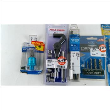 Century Stubby Drill Bit, Howmet Fix A Thred, And More, 5 Pieces
