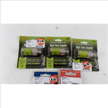Century Stubby Drill Bit Set, Flexzilla High Flow Coupler, And More, 5 Pieces