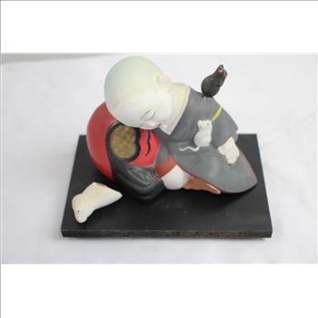 Ceramic Japanese Statues, Damaged/Need To Be Repaired, 3 Pieces