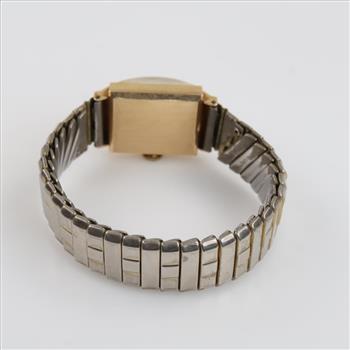 Chalet 14kt Gold Vintage Rectangle Watch