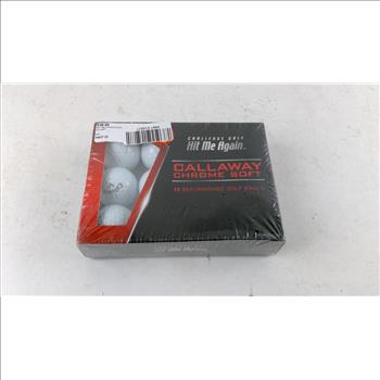 Challenge Gold Callaway Chrome Soft 12 Piece Golf Ball Set