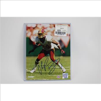 Champ Bailey 8x10 Autographed Photo With Certificate Of Authenticity