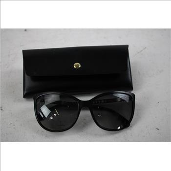 Chanel Black Polarized Sunglasses