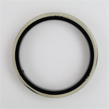 Chanel Black Resin Slip-on Bangle