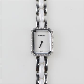 Chanel Diamond White Dial Watch - Evaluated By Our Certified Gemologist-AGS/GIA