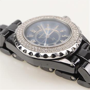 Chanel J12 Black Ceramic Watch-Evaluated By Our Certified Gemologist-AGS/GIA