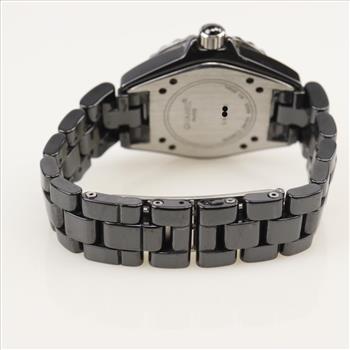 Chanel J12 Black Ceramic Watch-Evaluated By Our Certified Gemologist-AGS/GIA
