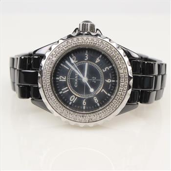 Chanel J12 Black Ceramic Watch-Evaluated By Our Certified Gemologist-AGS/GIA