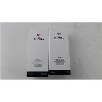 Chanel No1 Red Camellia Revitalizing Foundation, 2 Pieces, New