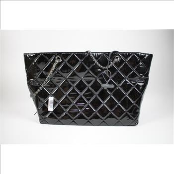 Chanel Reissue Black Patent Leather Tote Bag