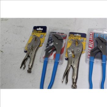 Channel Lock And Vise Grip Pliers: 5 Packs
