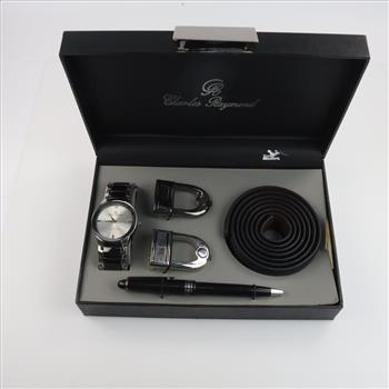 Charles Raymond Watch Belt And Pen Set